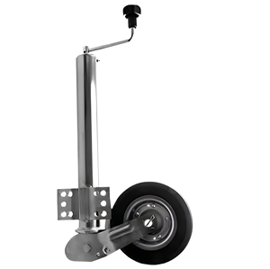 <span class=keywords><strong>Rueda</strong></span> de Remolque de 60 mm con Soporte en K, Capacidad de 272 kg, <span class=keywords><strong>Rueda</strong></span> de Goma de 200x60 mm con Llanta de Metal para Remolque de Caravana - Product Image 2