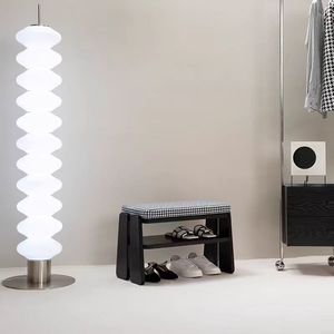 Solid Wood Shoe Bench With Storage Black Checkered <b>Cushion</b> Entryway <b>Stool</b> Minimalist Design For Home Use - Product Image 4