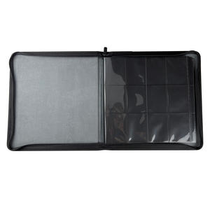 Venta al por mayor Gran <span class=keywords><strong>yugioh</strong></span> <span class=keywords><strong>anillo</strong></span> menos cuero Pu personalizado 480 720 MTG TCG béisbol 12 bolsillo Toploader Trading Card carpeta con cremallera - Product Image 2