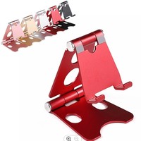 Support de tablette en aluminium pour téléphone, montage de bureau ou de bureau, charnière réglable, tendance, vente en gros