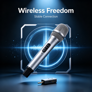 Microphone Lavalier sans fil 2,4 GHz, mini micro cravate pour enregistrement vidéo sur téléphone portable, vlog et diffusion en direct - Product Image 6