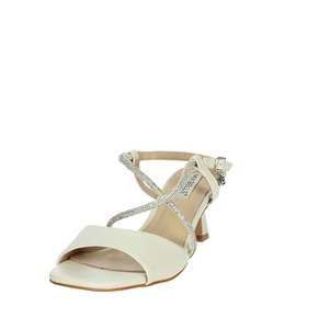 Sandali con Tacco da Donna Miabelle MB168 Bianco Polvere con Cinturino alla Caviglia per Matrimonio - Product Image 6
