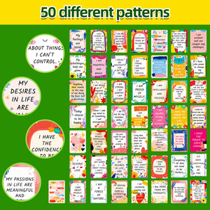 การ์ดอวยพรสร้างแรงบันดาลใจ 50 ใบ แบบเปล่า DIY โปสการ์ดสร้างสรรค์ สามารถเขียนได้ - Product Image 2