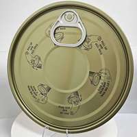 Couvercle à revêtement blanc 603 # 153,4 mm TFS Ouverture Facile pour Boîtes de Conserve Alimentaires