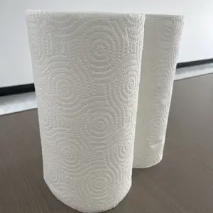 Mingxuan Serviettes en <span class=keywords><strong>papier</strong></span> <span class=keywords><strong>absorbant</strong></span> blanches non blanchies personnalisées <span class=keywords><strong>Papier</strong></span> de nettoyage de <span class=keywords><strong>cuisine</strong></span> doux à 2 plis - Product Image 1