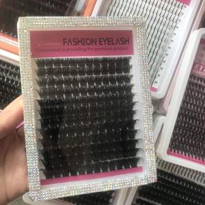 Extensions de <span class=keywords><strong>cils</strong></span> en <span class=keywords><strong>volume</strong></span>, faux <span class=keywords><strong>cils</strong></span>, logo privé, Blooming Lash Beauty Supplies, plateaux de <span class=keywords><strong>cils</strong></span> en <span class=keywords><strong>volume</strong></span>, noir mat naturel, faciles à éventailer - Product Image 3