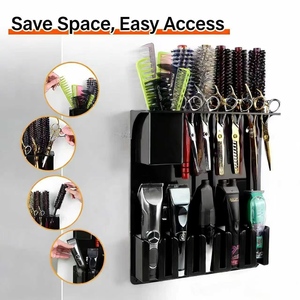 Nuevo Organizador de Herramientas para Peluquería, Soporte para Tijeras, Tijeras Eléctricas, Peines, Colgador de Pared - Product Image 3