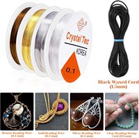 Kit de Suministros para Hacer Joyas PAXCOO con Herramientas, Alambres y Accesorios para Reparación y Abalorios - Hecho en China