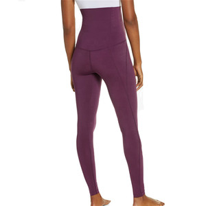 Leggings <span class=keywords><strong>Premaman</strong></span> Sportivi in Spandex con Logo Personalizzato Rosso, Push-up, per Yoga e Sport - Product Image 2