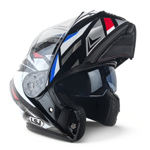 <span class=keywords><strong>Casque</strong></span> modulaire à double visière homologué DOT, haute résistance, <span class=keywords><strong>casque</strong></span> <span class=keywords><strong>moto</strong></span> ABS intégral rabattable - Product Image 1
