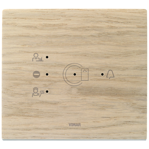 Plaque de porte Vimar en chêne blanchi 18 x 14,1 x 3,9 cm - Product Image 1