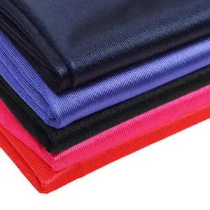 High Glossy Polyester Bridal Stretch Spandex Satin Fabric for