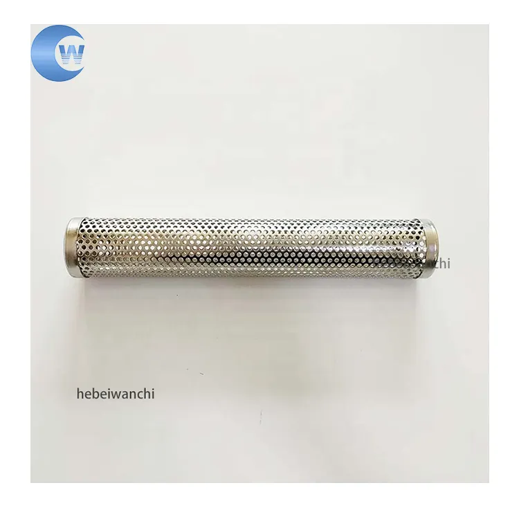 Wholesale customized high strength Perforated Metal Mesh Filter Strainer Pipe