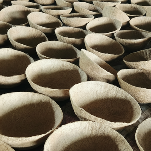 Paniers suspendus de jardin de maison de style vintage de haute qualité avec le produit de revêtement de coco du fabricant vietnamien de fournisseur supérieur - Product Image 1