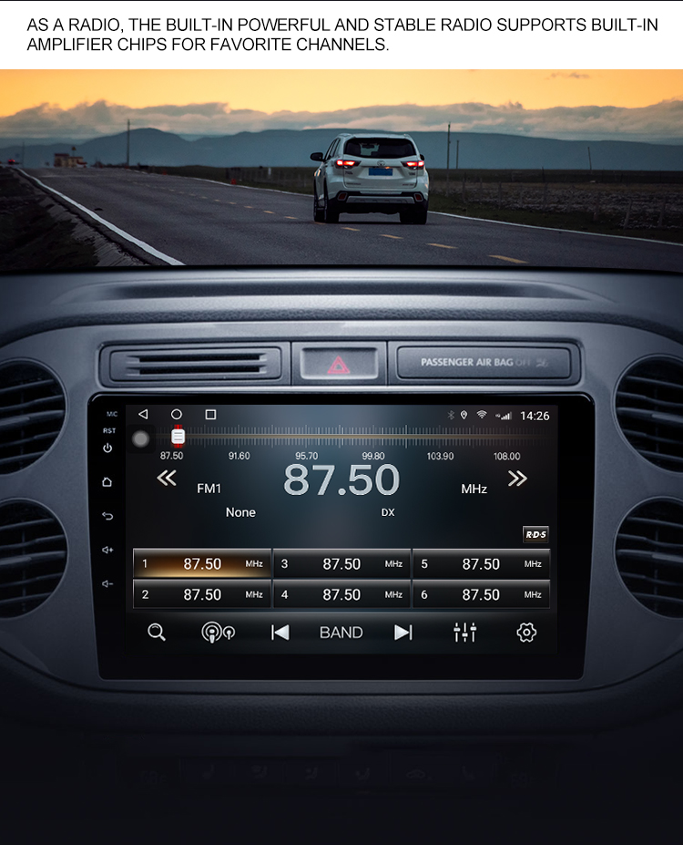 Android GPS Navigation For Volkswagen Tiguan 2006 - 2016 Car Stereo Multimedia Video Player