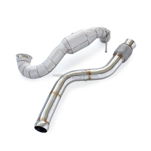 Collecteur d'échappement haute performance en acier inoxydable T304 avec bouclier thermique pour Mercedes A45 AMG W176 M133 2.0T 2013-2018 - Product Image 5