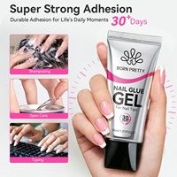 BORN PRETTY Gel Colle Multifonctionnel pour Ongles, Gel X pour Extensions d'Ongles en Acrylique, Ongles à Presser, Sculpture 3D et Nail Art