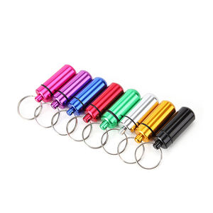 17*49mm regalo <span class=keywords><strong>Promo</strong></span> Logo stampa fondo piatto in alluminio impermeabile Mini pillola scatola di medicina porta contenitore contenitore capsula bottiglia - Product Image 3