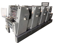 Machine d'Impression Offset d'Occasion GTO 52 de 2002, 4 Couleurs, Multicolore, Imprimante de Cartes GTO52 à Vendre