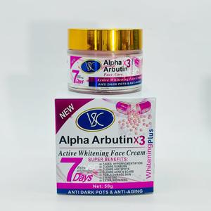 Crème <span class=keywords><strong>Visage</strong></span> à l'Arbutine VSC Best Seller 50ml Super Blanchissante Hydratante Anti-Âge Guérit la Peau Sèche Arrête les Cicatrices Acné Utilisation Nocturne Tout Usage - Product Image 1
