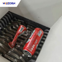 Trituradora de Madera Compacta Walldorn de Doble Eje, Eléctrica, Automática, Pequeña, para Palets, Troncos y Madera