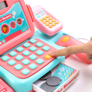 Juguete de Caja Registradora Simulada Baby Valley con Escáner y Lector de Tarjetas para Niños, Juego de Imitación de Supermercado, Mostrador de Caja 4-6 - Product Image 2