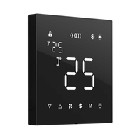 Système de cvc pour maison intelligente, contrôle sans fil de la climatisation, écran tactile électrique, panneau de commutation de température KNX