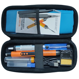 Portable 5V8W affichage numérique température constante réglable <span class=keywords><strong>Mini</strong></span> USB fer à souder sans noyau avec pointes à souder maintenir le tapis - Product Image 6