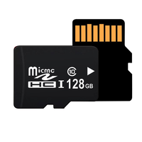 Carte Mini SD en plastique de classe 10 avec logo personnalisé, 32 Go, 64 Go, 128 Go, 256 Go, haute capacité pour téléphone portable
