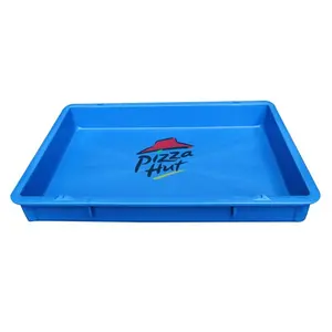 JOIN Food Grade Big Stapelbare Plastik paste Pizza Tablett Teig Tabletts Box Kiste zur Lagerung Pizza Kekse Brot kiste
