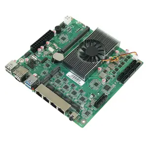BKHD NAS N100 DDR5 carte mère 6 * SATA3.0 2.5G Nics Mini ITX 17x17CM 2 * M.2 pour serveur de stockage de routeur souple pour Xpenology
