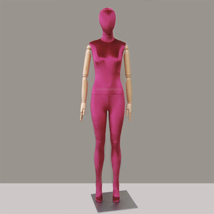 Nuevo vestido de novia ORIGINAL hembra marrón de tela de terciopelo de cuerpo completo maniquíes de todo el cuerpo de la ventana de visualización de pie maniquí - Product Image 1