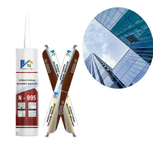 Sellador de Silicona Estructural Neutro 9900 Resistente a la Intemperie para Construcción, Sellador para Puertas de Aluminio - Product Image 1