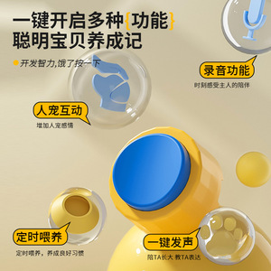 Boutons d'entraînement pour animaux de compagnie avec enregistrement vocal pour chiens, jouets sonores interactifs en matériau ABS, aides rechargeables pour l'apprentissage de la propreté - Product Image 2