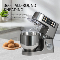 Batidora de Pedestal Cheftronic A03P de 8L y 2100W, Batidora Planetaria para Pasteles y Alimentos, Máquinas de Cocina, Pequeños Electrodomésticos, Programa Automático