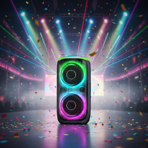 Altavoz Portátil de Audio de Bajo Precio, Modelo Privado Party Box <span class=keywords><strong>710</strong></span>, Doble Altavoz de 8 Pulgadas, PA, Conferencia, Bluetooth, Karaoke, con Ruedas - Product Image 1