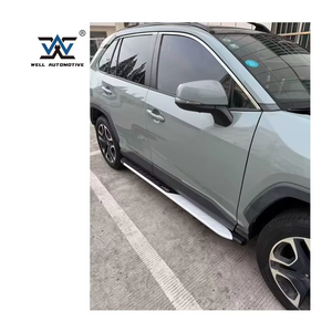 บันไดข้างรถยนต์แบบใหม่ 4x4 ทำจากอลูมิเนียมอัลลอยด์ พร้อมแผ่นกันกระแทก ABS สำหรับรถยนต์ RAV4 ปี 2026 - Product Image 1