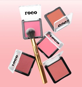 พาเลทบลัชออนพลาสติกสีชมพูการ์ตูนน่ารักแบบ DIY ยอดนิยม คุณภาพสูง กันน้ำ บลัชออนวีแกนสำหรับแต่งหน้า - Product Image 3