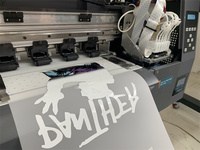 2024 nuevo modelo Hoson Board A3 30cm impresora DTF con doble cabezal Xp600 I1600 cabezal para transferencia de tela de camiseta