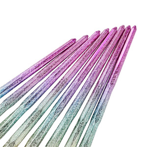 Pinceau à fleurs ovale en nylon pour nail art, à dentelle dégradée, stylo de peinture à une traînée pour motifs de manucure en gel UV - Product Image 3