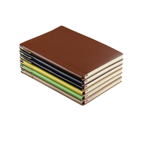 Cuaderno de cuero Pu A5, páginas interiores personalizadas, cuaderno de notas para ejercicio escolar, cuaderno de composición con logotipo