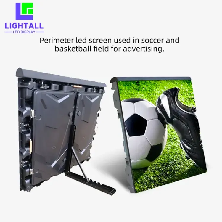 P10 P8 P6 Outdoor Grote 960X960Mm Videomuurmodule Voetbalstadion Perimeter Led Scherm Stadion Led Display