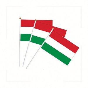 Customized Magyarorszag Mini National Hungarian Waving <b>Flag</b> Country Election Hungary Hand <b>Flag</b> - Product Image 3