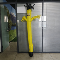 Mannequin publicitaire gonflable personnalisé de 6 m, rouge, en forme de personnage de dessin animé, en tissu Oxford imperméable et résistant au soleil, pour événements et publicité extérieure