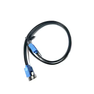 26AWG Black Red SATA 7P to 7P 180 to 180 with latch ATA Cable For Computer Hard Drive HDD Cable