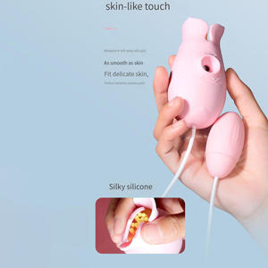 핑크 꽃 모양 미니 섹스토이 클리토리스 흡입 꽃 모양 딜도 클릿 빨판 젖꼭지 자극기 혀 핥는 진동기 여성용 - Product Image 5