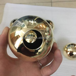 63MM Esfera De Latão Bola De Aço Inoxidável Brilhante Acabamento Oco Bola De Cobre Para Finalidade Decorativa - Product Image 4