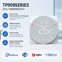 Thermostat intelligent Wi-Fi Tuya pour ventilo-convecteur, compatible avec Alexa et Google pour système de climatisation FCU