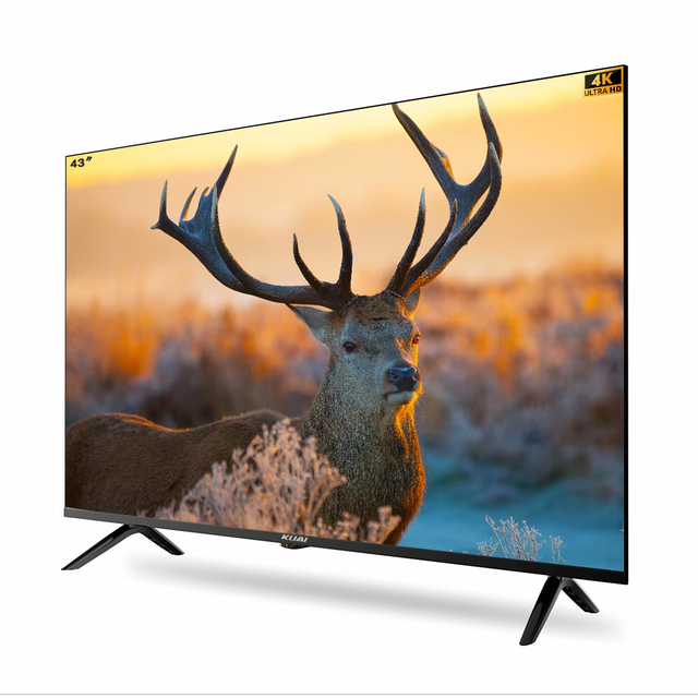 KUAI Factory Price Television 55 Inch Smart Tv 4K Ultra HD Flat Panel Led Tv 43 Inches 4k Smart