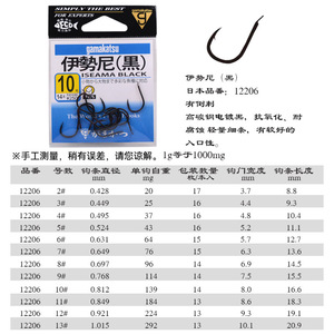 Gamakatsu Iseama <b>Black</b> Fishing <b>Hooks</b> Size 10 Barbed For Sea Fishing Bream <b>Hook</b> Set Japan Made - Product Image 1